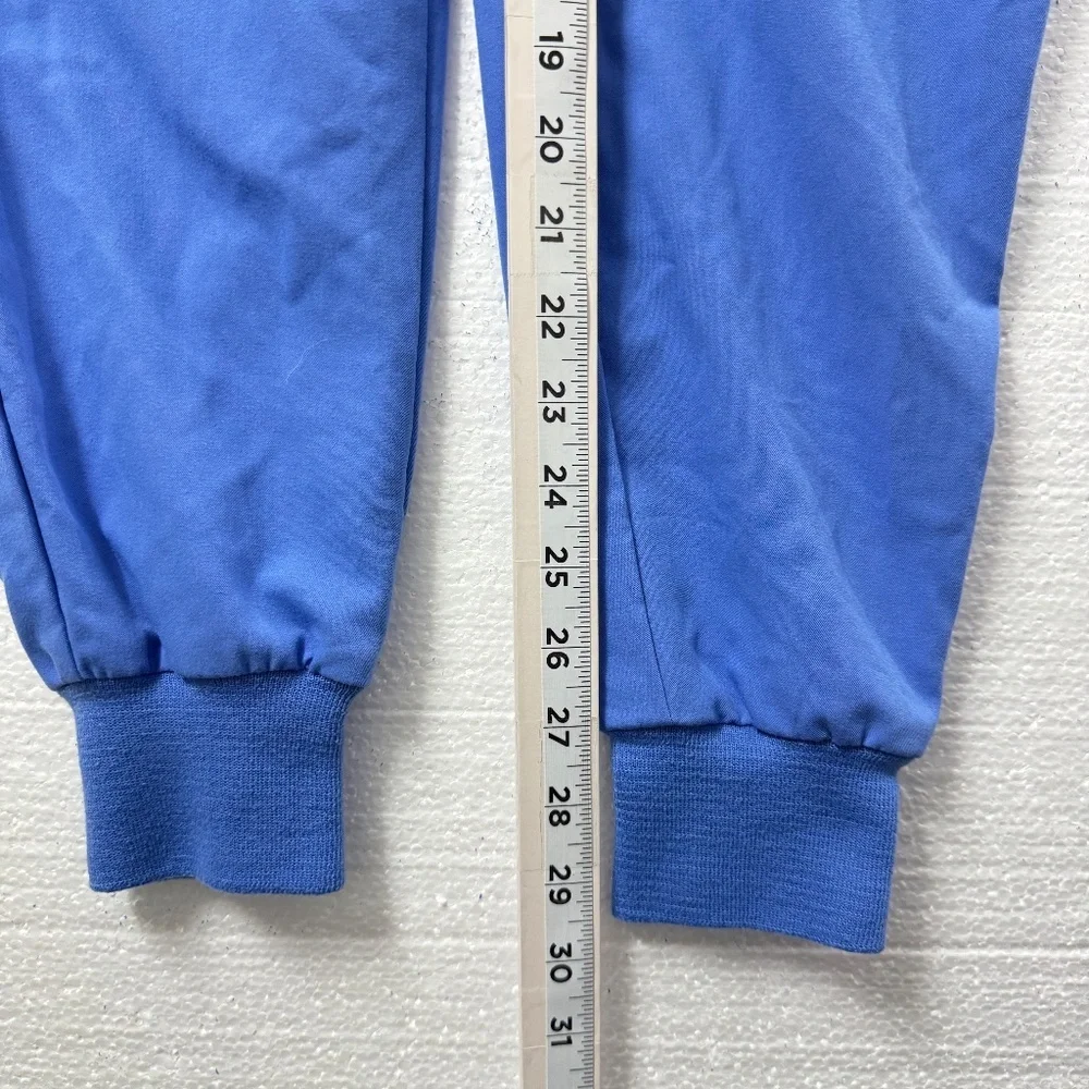 FIGS Zamora Jogger Scrub Pants Mens Size XS Blue Drawstring Medical Workwear